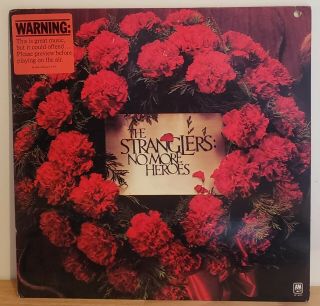 The Stranglers Rare Wlp Promo Pressing Vinyl Lp No More Heroes 1977 Wax Nm -
