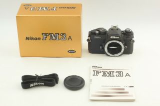 【Rare UNUSED】 Nikon FM3A Black 35mm SLR Film Camera Body from Japan 2