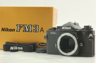 【Rare UNUSED】 Nikon FM3A Black 35mm SLR Film Camera Body from Japan 3