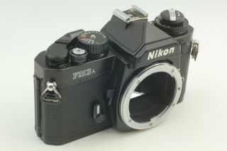 【Rare UNUSED】 Nikon FM3A Black 35mm SLR Film Camera Body from Japan 5