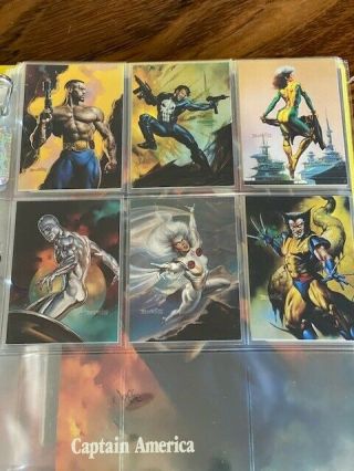 1996 Marvel Masterpieces RARE COMPLETE Master Set, 3