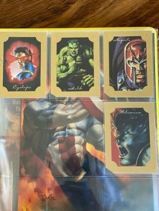 1996 Marvel Masterpieces RARE COMPLETE Master Set, 4