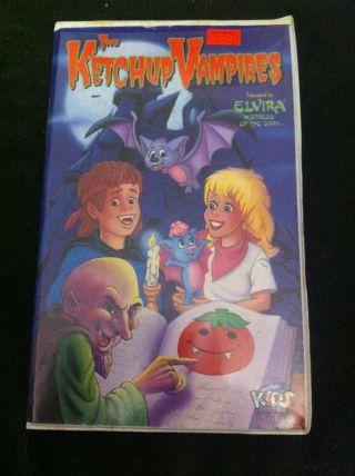 Rare The Ketchup Vampires Vhs Oop 1995 In Clamshell Case