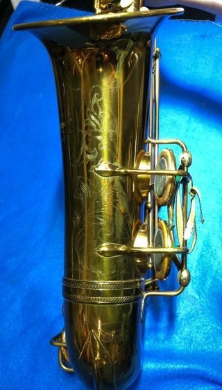 RARE 1935 Selmer Paris Radio Improved Alto Saxophone w/Vintage Selmer Mouthpiece 3
