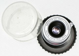 Leica Sm 3.  5cm F3.  5 Summaron E - 39 1483993. .  Rare