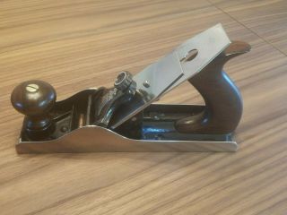 Vintage Antique Stanley No.  104 Liberty Bell Very Rare Model Shop Plane Type 1