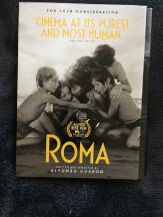 ROMA FYC Full Length Movie Netflix Promo Screener Rare DVD & Screenplay - Cuaron 2