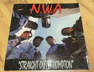 Nwa Autograph Vintage Hiphop Rap M.  C.  Ren Dj Yella Eazy E Ice Cube Rare Promo