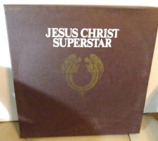 Rare 1970 Jesus Christ Superstar Double Album Vinyl Lp Decca Dxa Dxsa 7206,  Book