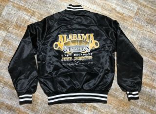 Vtg 1990 Alabama “a Decade Of June Jamming” Satin Band Tour Jacket 90s Rare