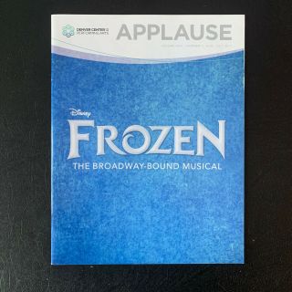 Frozen Broadway Out - Of - Town Tryout Playbill (with Inserts) - Rare