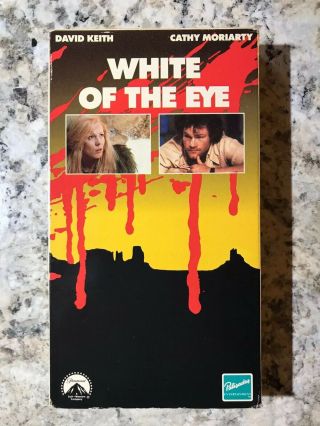White Of The Eye Vhs Rare Oop Horror Video Slasher Scream