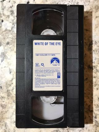 White Of The Eye VHS Rare OOP Horror Video Slasher Scream 3