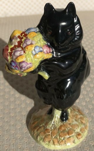 Very Rare Beatrix Potter Duchess With Flowers Beswick England Figurine