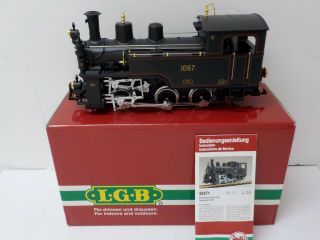Lgb 20471 Ballenberg 0 - 6 - 0 Cogwheel Rack Steam Locomotive G Scale Rare
