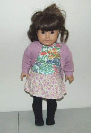Rare Vtg 18” Pleasant Co.  American Girl Doll “samantha” Brunette