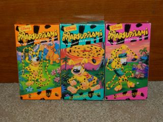 Rare Disney Marsupilami Vhs Complete Us Release Set (1994)