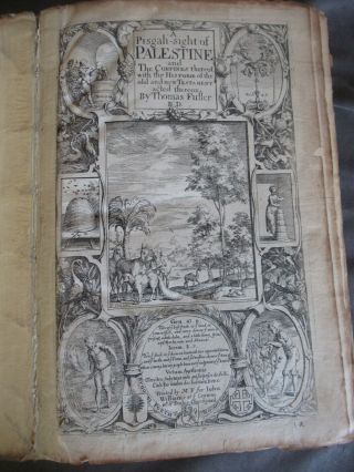 Rare 1650 1st - Pisgah Sight Palestine History Old & Testament W/maps Ch914