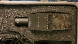 Rare Akg C414 B - Uls Large Diaphragm Condenser Professional Vintage Microphone