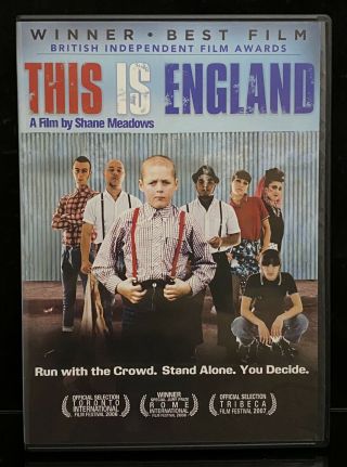 This Is England Dvd Rare U.  S.  Region 1 2006 Oop Punk Skinhead Drama Near