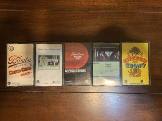 Rare Cheech And Chong Cassettes.  Set Of 5 Cassettes