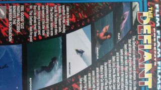 The Defiant vhs Surf/Snowboard video rare 2