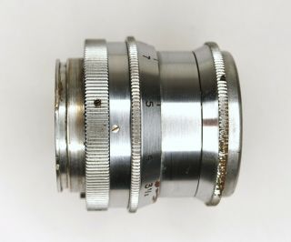 Meyer - Optik Gorlitz Primoplan 5.  8cm f/1.  9 Lens Exakta Prewar Heavy Chrome Rare 6