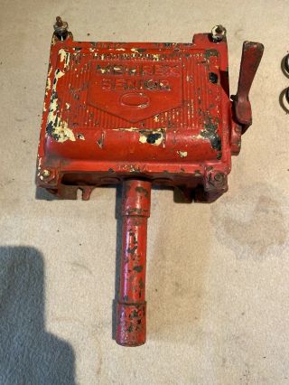Vintage Memrex Senior Fuse Box Switch Cast Iron Steam Punk