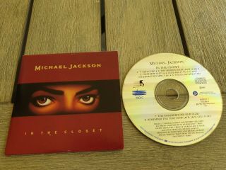 Cd Single Michael Jackson - In The Closet (rare Australian Card Sleeve Remixes 2