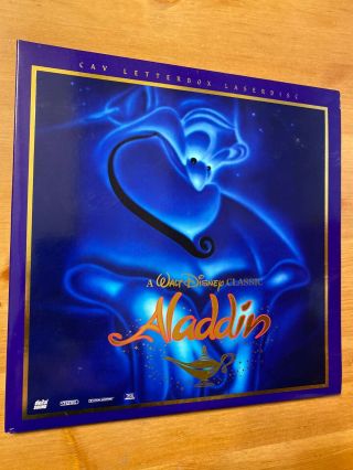 Aladdin - A Walt Disney Classic 2 - Discs Cav/letterbox Laserdisc Like Rare