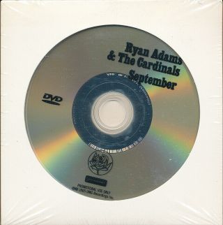 Ryan Adams & The Cardinals September Rare Promo Dvd 