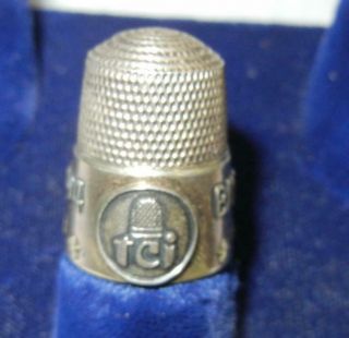 1994 Baltimore Md.  Thimble Collectors Tci Simon Bros.  Sterling Silver Thimble