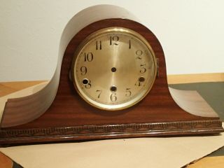 Vintage Clock Case With Glass And Bezel For A Chiming Movement