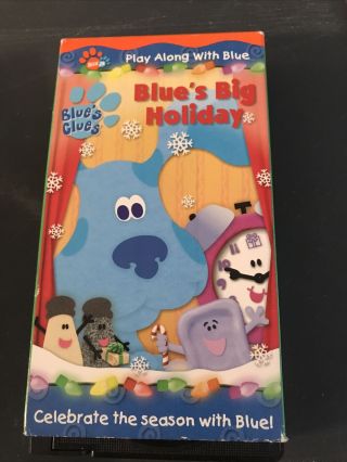 Blues Clues - Blues Big Holiday (VHS,  2001) Rare Tape 2