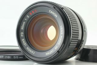 Rare " O " Lens [near,  ] Canon Fd 35mm F/2 S.  S.  C.  Ssc Wide Angle From Japan