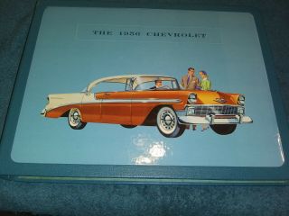 1956 Chevrolet Dealer Album Nomad / Corvette / Bel Aire & More / Rare
