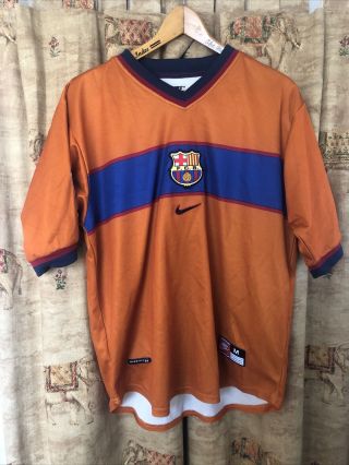 Barcelona Football Shirt Third Kit 1998/2000 Rare Size Medium