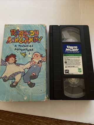Raggedy Ann & Andy A Musical Adventure Cbs Fox Kids Vhs 1992 1976 Very Rare Oop