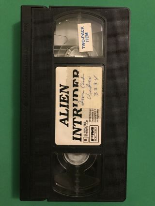 Alien Intruder VHS OOP PM Entertainment Video Rare Horror Billy Dee Williams 3