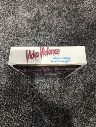 Video Violence VHS Horror Rare 5