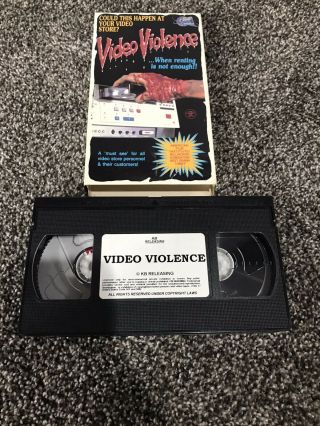 Video Violence VHS Horror Rare 6