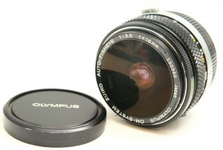 Olympus Zuiko Auto - Fisheye 16/3.  5 16mm F3.  5 Rare Lens For Om Om - 2 Om3 Om4 Ti