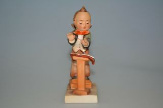 Goebel Hummel Figurine Band Leader 129 Tmk2 Rare Full Bee 5 1/4 " Boy Vintage