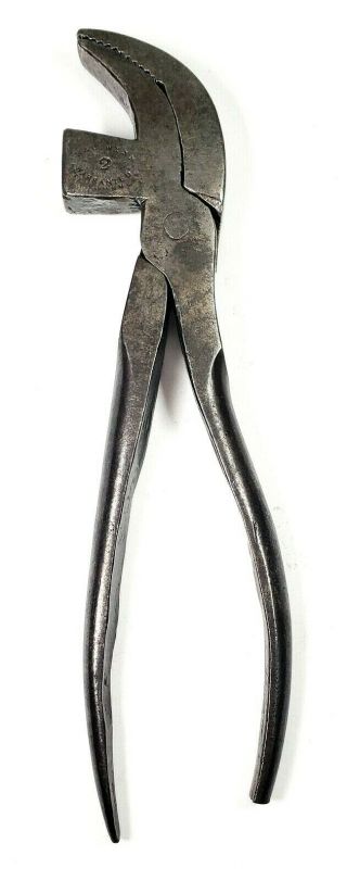 Antique W & C Wynn No.  2 Cobblers Lasting Pliers Hammer Tool Vintage