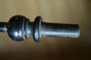 Vintage / antique Baroque style cello end pin and ferrule in ebony. 3