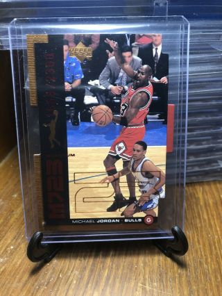 Rare Michael Jordan 1999 - 00 Upper Deck Quantum Mj23 M20 /2300