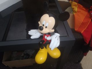 Extremely Rare Walt Disney Mickey Mouse Classic Sitting Figurine Statue
