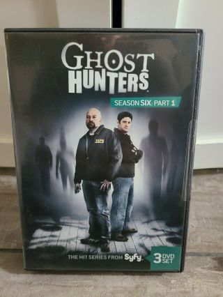 Ghost Hunters: Season 6: Part 1 Dvd 3 Dvd Discs Set Syfy Rare Oop