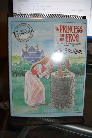 The Princess And The Frog Signed By Will Eisner Nbm Hardcover Rare S&n Edition