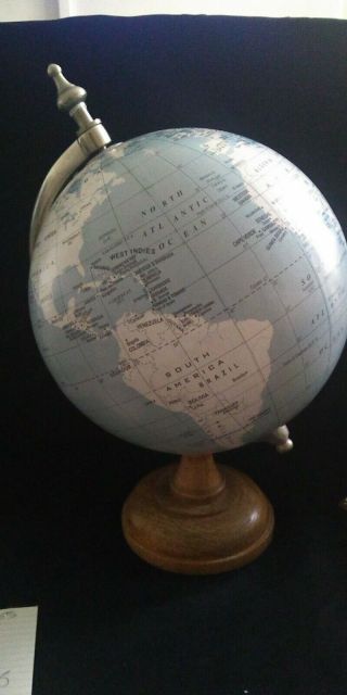 Vintage Small Globe By Ug Size 20cm 37cm High Look At Pics